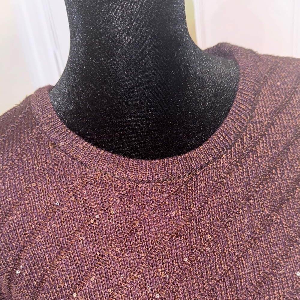 Apt. 9 Women's Long Sleeve Top - Dark Brown - Picture 14 of 15